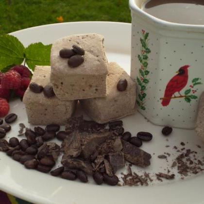 Raspberry Mocha Marshmallows Handcrafted Candy