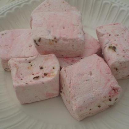 Cherry Vanilla Marshmallows Gourmet Homemade..