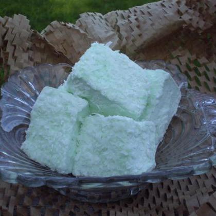 Lime Coconut Marshmallows Gourmet Handmade..