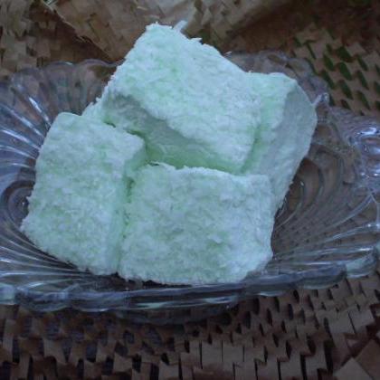 Lime Coconut Marshmallows Gourmet Handmade..