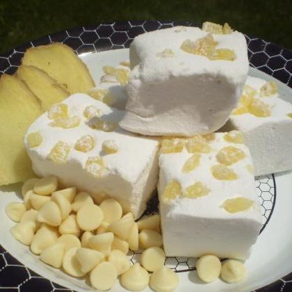 White Chocolate Ginger Marshmallows Gourmet Candy