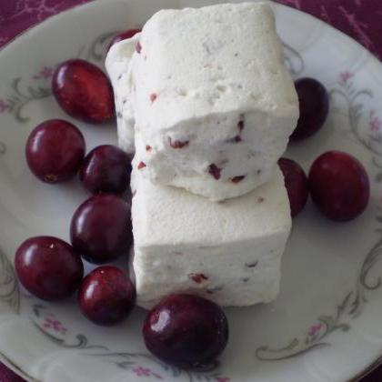 Cranberry Marshmallows Homemade Confection