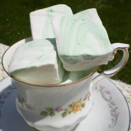 Vanilla Mint Marshmallows Gourmet Handcrafted..