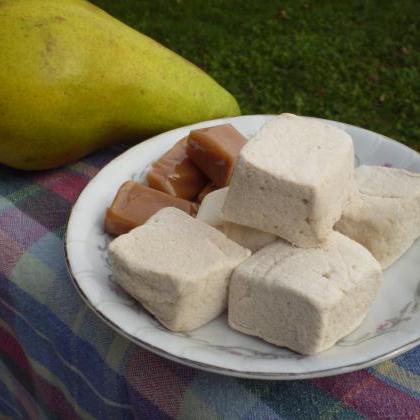 Caramel Pear Marshmallows Handcrafted Gourmet..