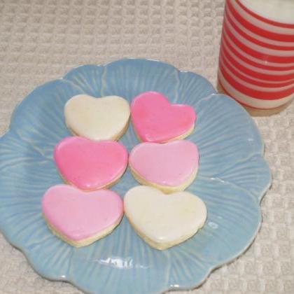 Mini Heart sugar cookies gluten fre..