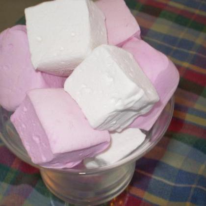 Vanilla Bean Marshmallows pink and ..