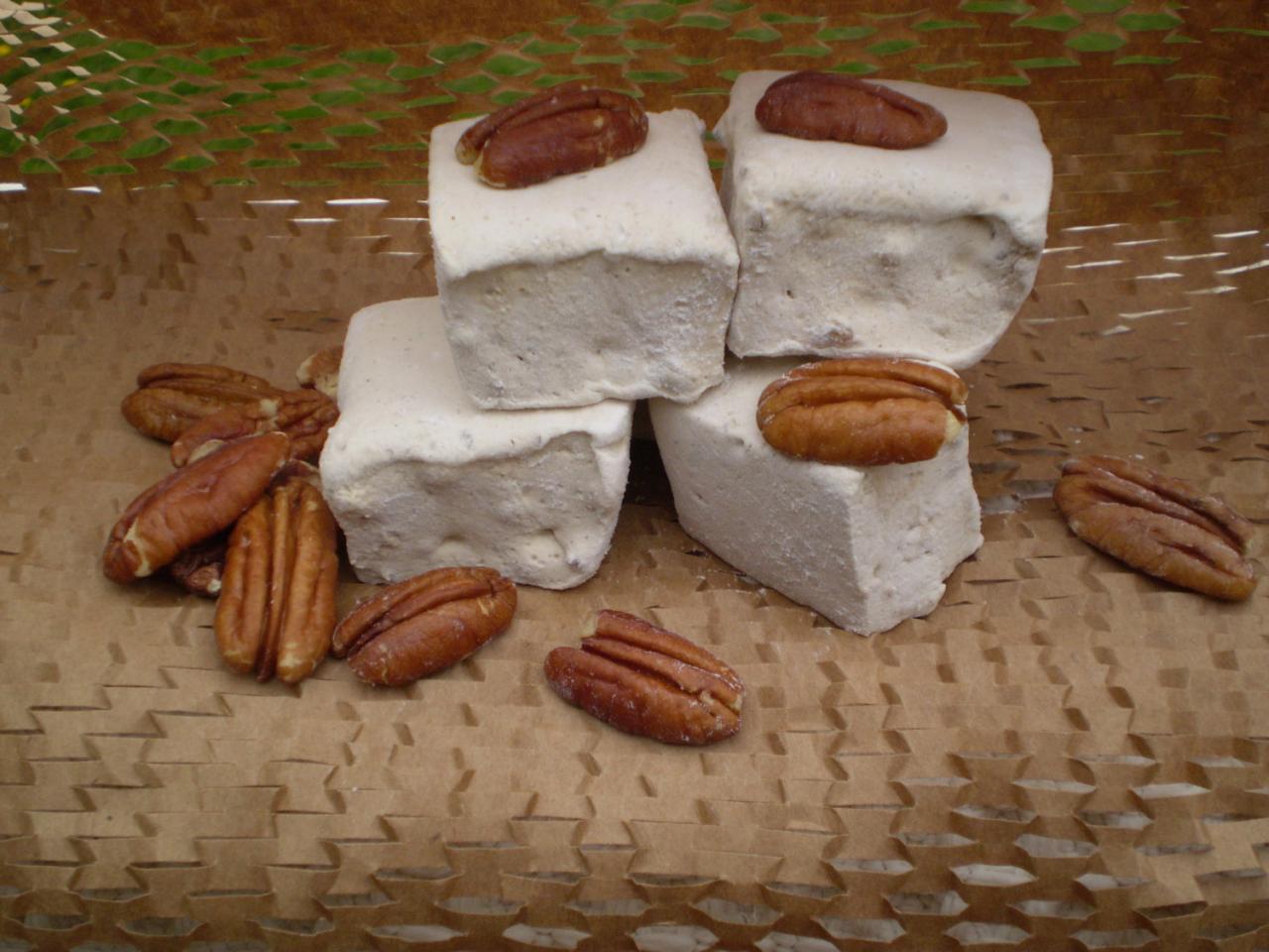 Maple Cinnamon Pecan Marshmallows Handmade Confection