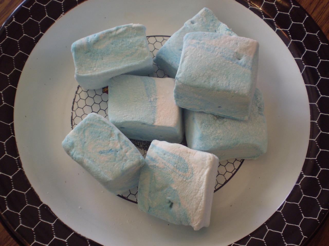 Blue Raspberry Marshmallows Handcrafted Gourmet Candy