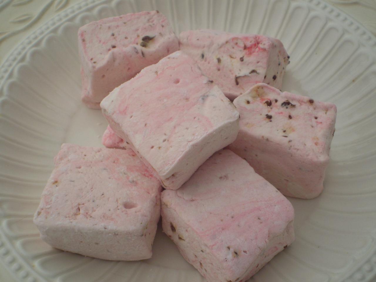 Cherry Vanilla Marshmallows Gourmet Homemade Confection