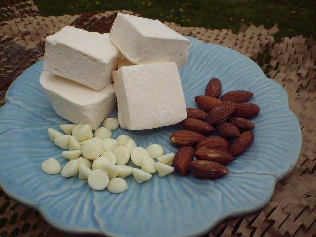 White Chocolate Almond Marshmallows Handmade Confection