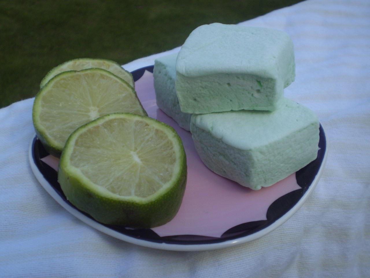 Lime Marshmallows Handmade Candy