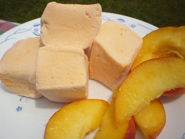 Peach Marshmallows Homemade Sweets
