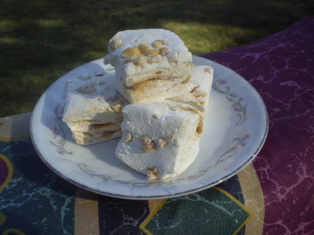 Peanut Butter Swirl Marshmallows Handmade Candy