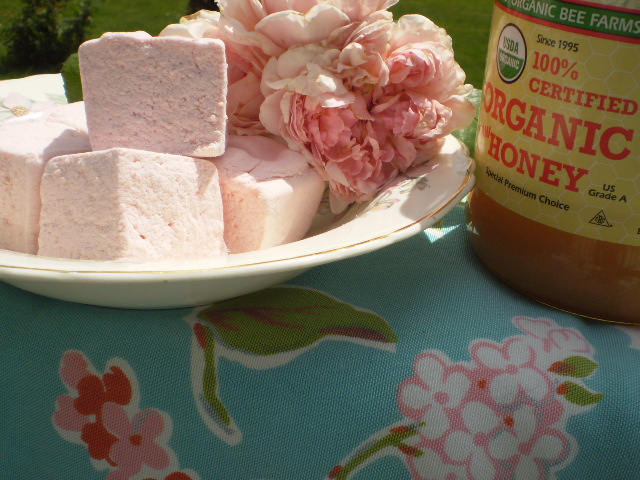 Honey Rose Marshmallows Gourmet Handmade Candy Edible Gift