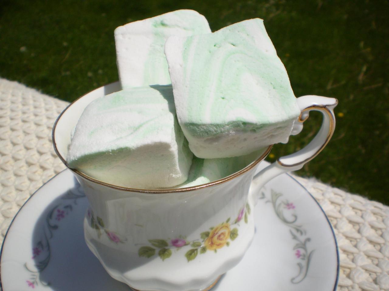 Vanilla Mint Marshmallows Gourmet Handcrafted Sweets