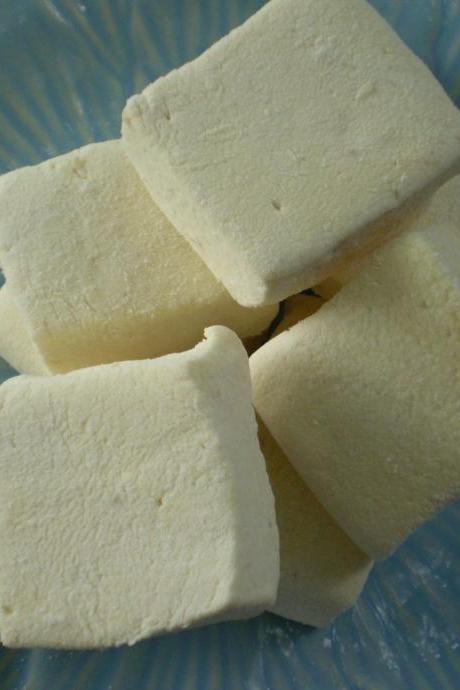 Citrus Vanilla Marshmallows handmade confections