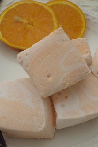 Orange Creamsicle Marshmallows handmade confection