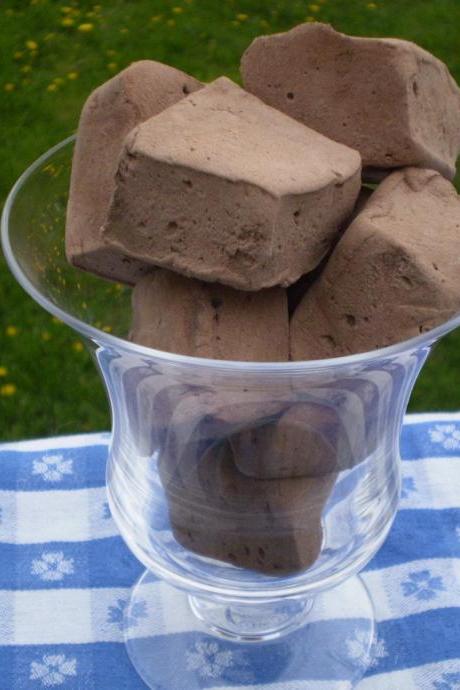 Peppermint Mocha marshmallows handcrafted gourmet candy