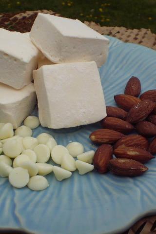 White Chocolate Almond Marshmallows handmade confection