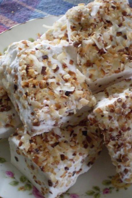 Toasted Coconut marshmallows 18 piece handmade candy