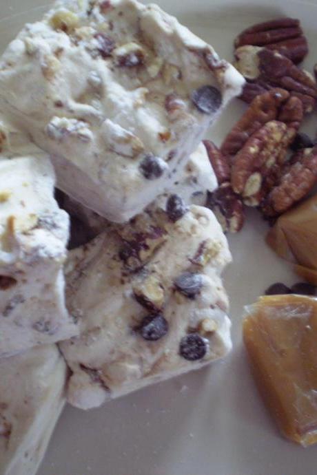 Caramel Turtle Dove Marshmallows gourmet handmade confection