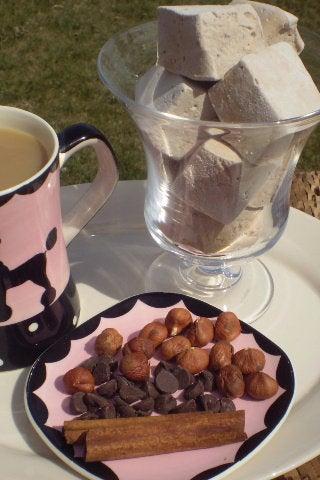 Hazelnut Mocha Cinnamon Marshmallows homemade confection