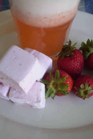 Strawberry Lemonade Marshmallows handmade confections